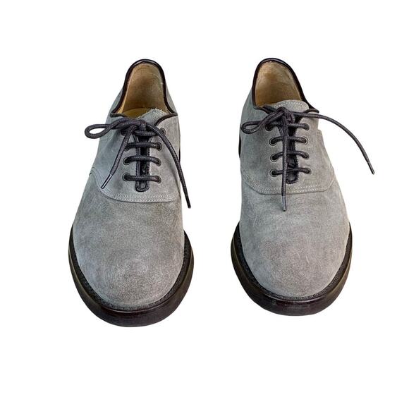 Antonio Maurizi Taupe Suede Derby Shoes Mens Leather Lace Up Size EU 41 US 8 main image 8